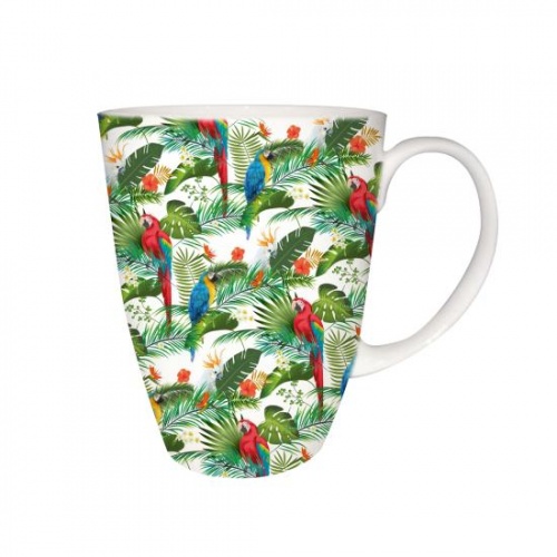 Tropical Macaws Boxed Mug