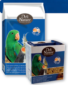 deli nature parrot food