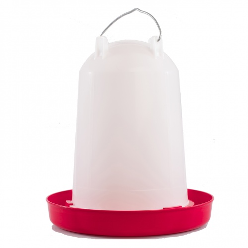 Budget Chicken Drinker Red / White 12 Litre