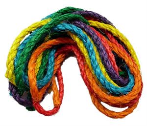 Coloured Sisal Rope 1cm