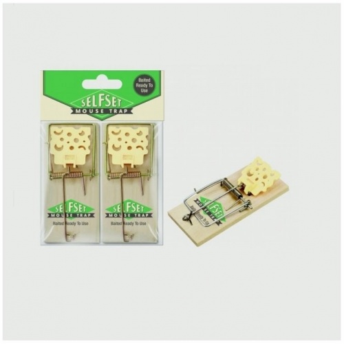 Self Set Wooden Mouse Traps