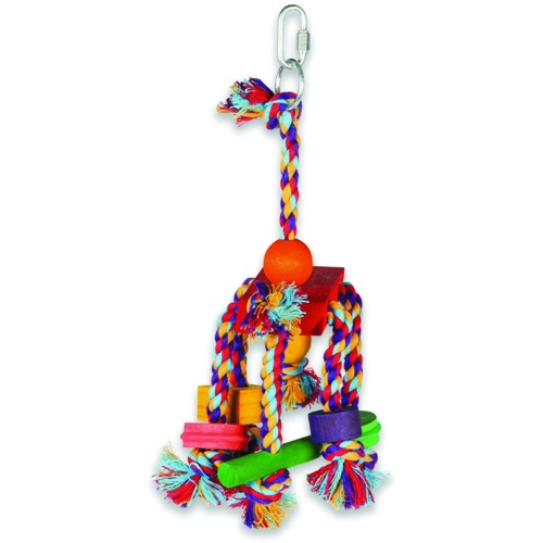 Fiesta Parrot Toy 31cm Garden Feathers Bird Supplies Poultry Supplies