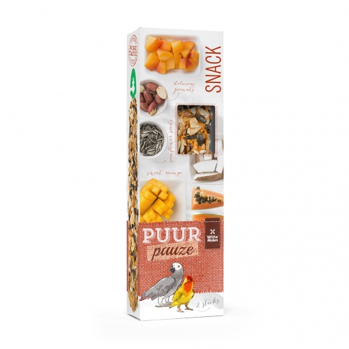 Puur Pauze Sticks Parrot Apricot & Mango x 2 (140g)