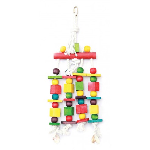 Blocks N Beads Parrot Toy