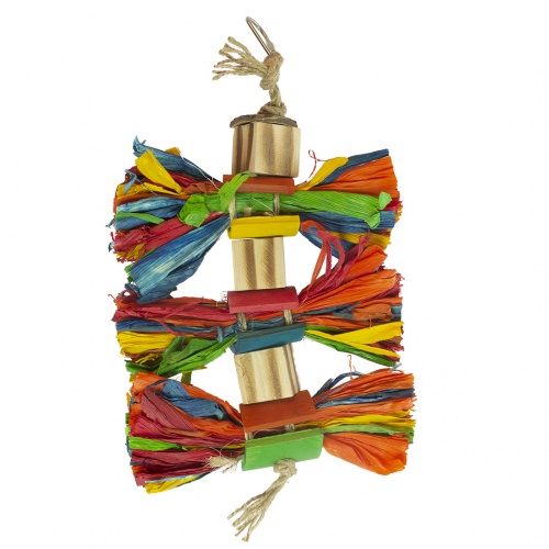 Corn Leaf Bundles Parrot Toy