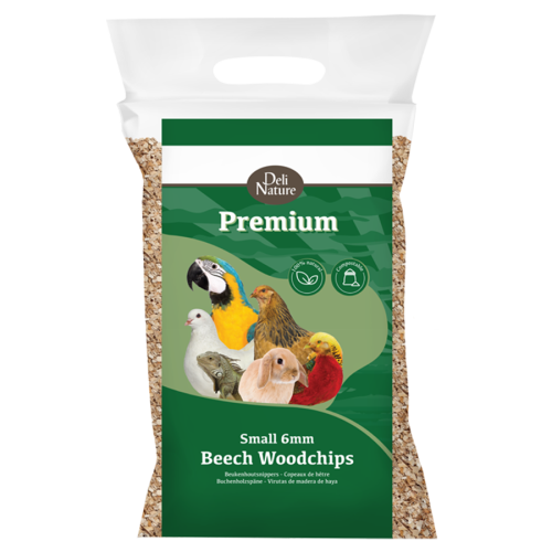 thumbnail image 2 of Deli Nature Beech Woodchips 6mm Garden Feathers Bird Supplies | Poultry 2 of 10