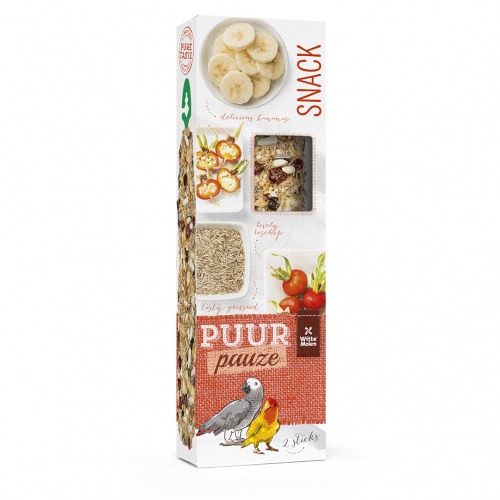 Puur Pauze Sticks Parrot Banana & Rosehip x 2 (140g)