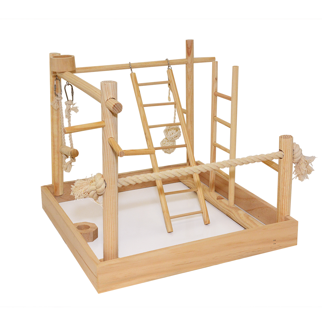 3 In 1 Bird Playground Garden Feathers Bird Supplies Poultry Supplies Cage and Aviary Bird