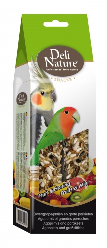 Deli Nature Parakeet / Lovebird Snacks Fruit & Honey