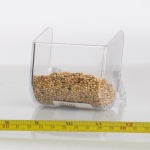 Clear Seed Hopper for Cage Fronts