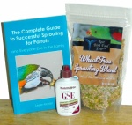 Best Bird Food Ever Complete Sprouting Kit - Wheat Free Blend