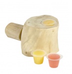 Java Wood Jelly Cup Holder