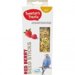Tweeters Treats Seed Sticks For Budgies - Red Berry