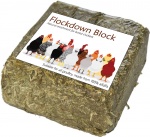 Flockdown Block - enrichment for bored chickens