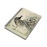 Bug Art Peacock Notepad A5