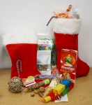 Christmas Stocking - Parrots & Parakeets